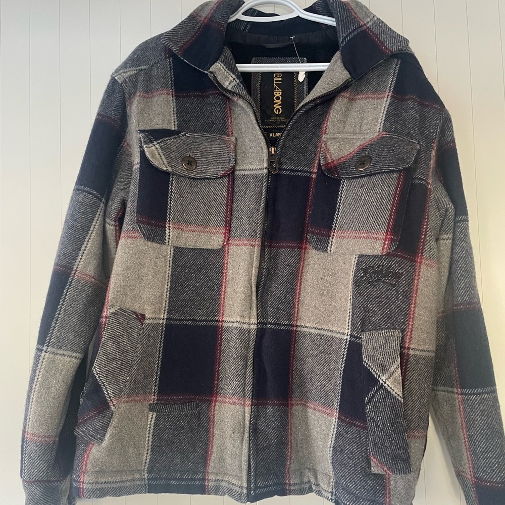Billabong Mens Checkered Jacket
